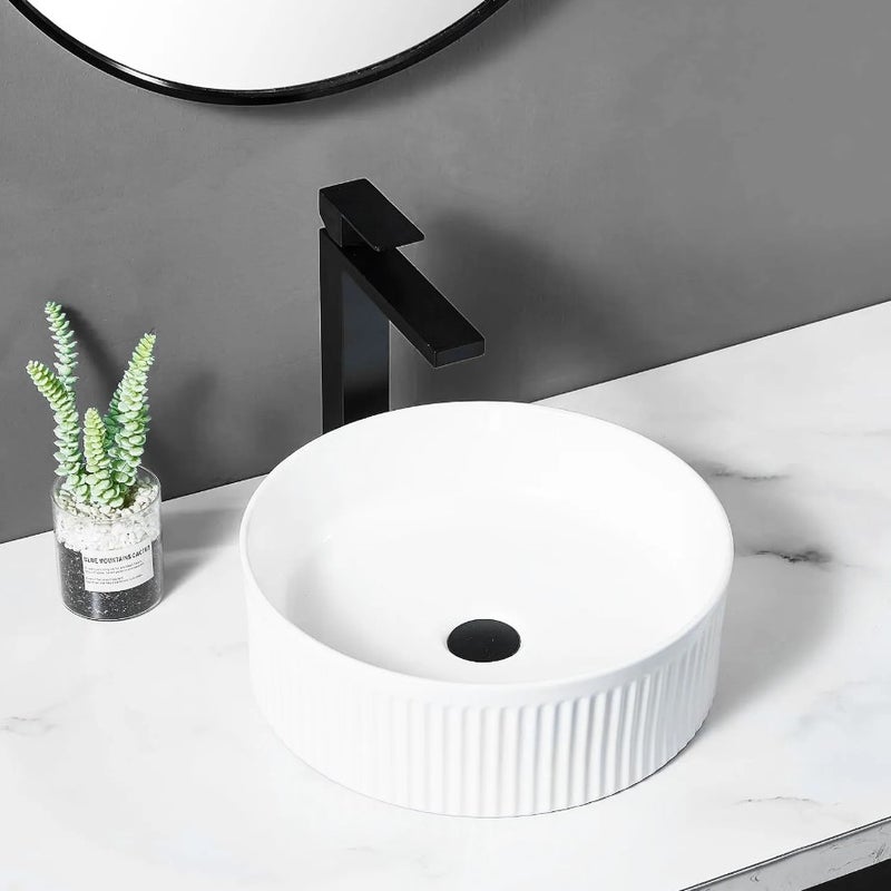 Umywalka Nablatowa Rea Selina Biały 36 X 36