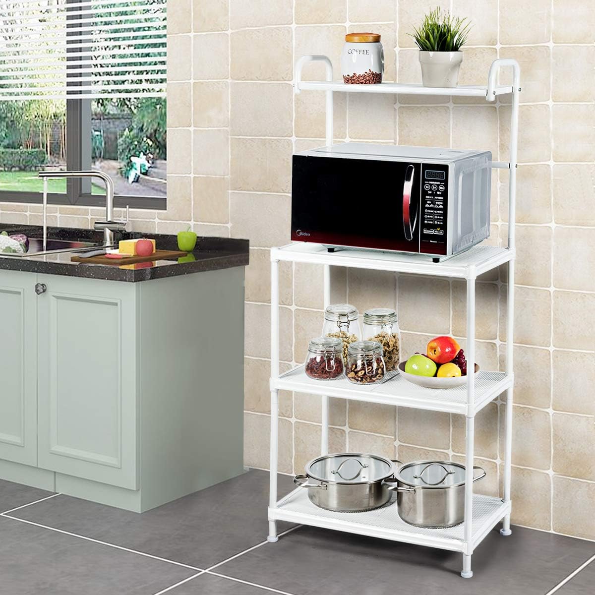 etagere mural pour micro onde