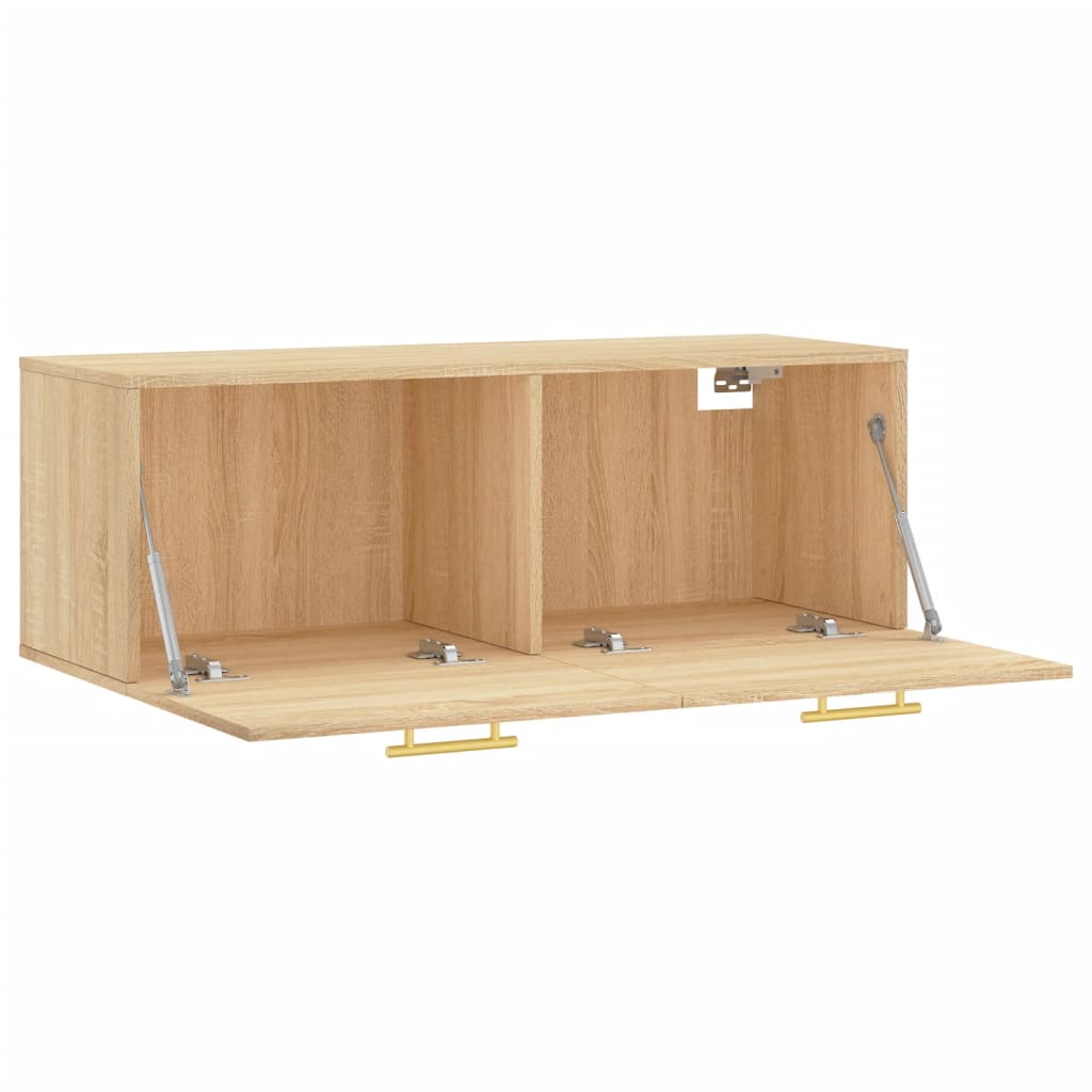 vidaXL Armoire murale chêne sonoma 100x36,5x35 cm bois d'ingénierie - 6