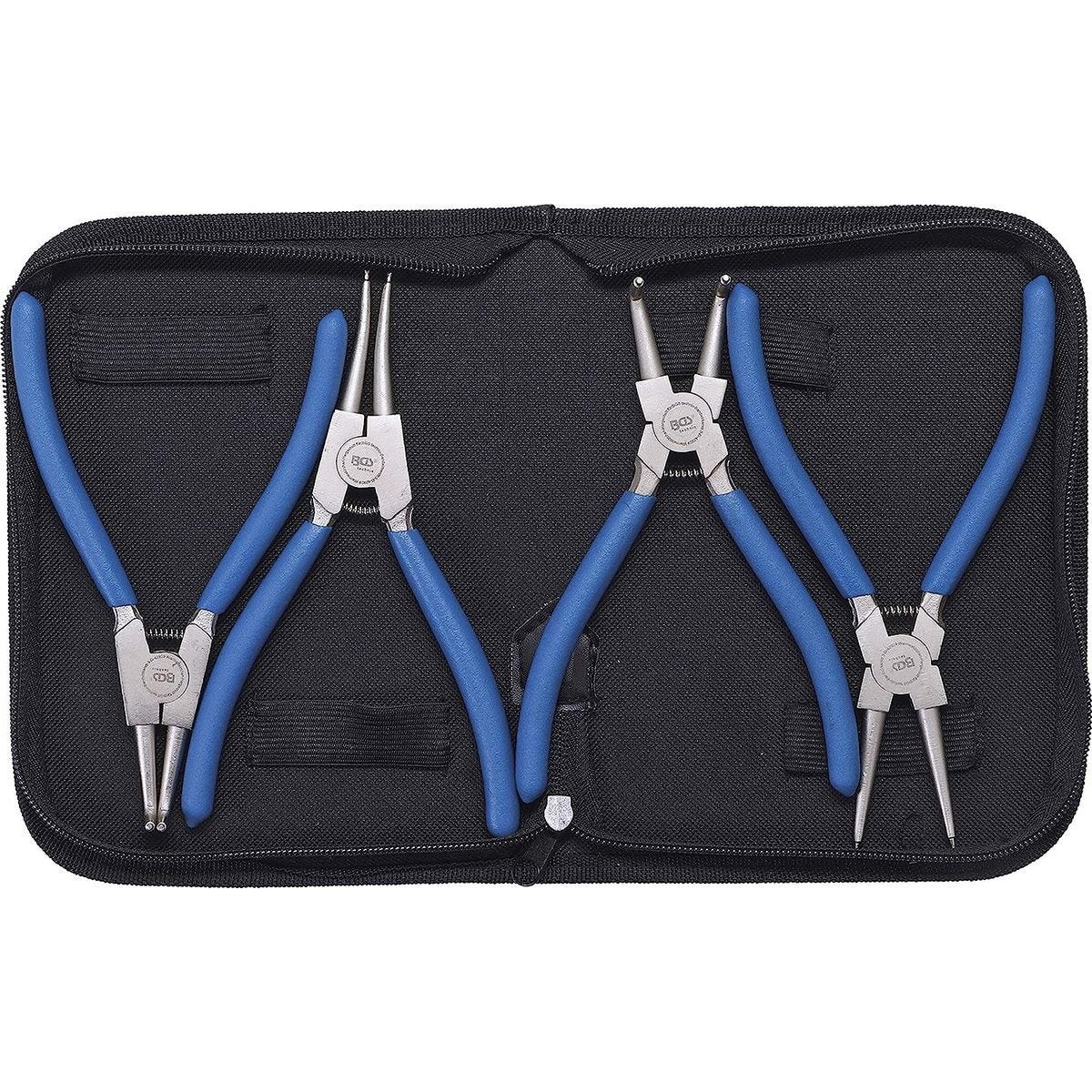 CCLIFE Lot de 4 pinces à circlips de mer 225 mm - Pour anneau CCLIFE Lot de 4 pinces à circlips de mer 225 mm - Pour anneau