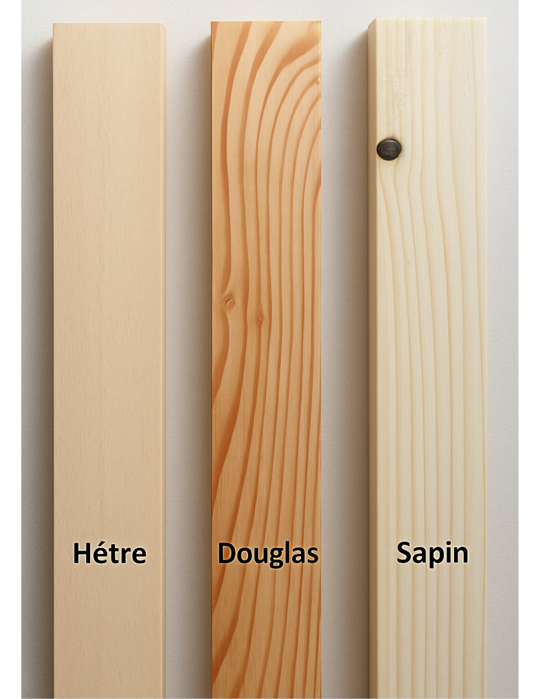 Fuseau Droit En Bois Massif Pour Balustrade Hêtre L 95 Cm - 2