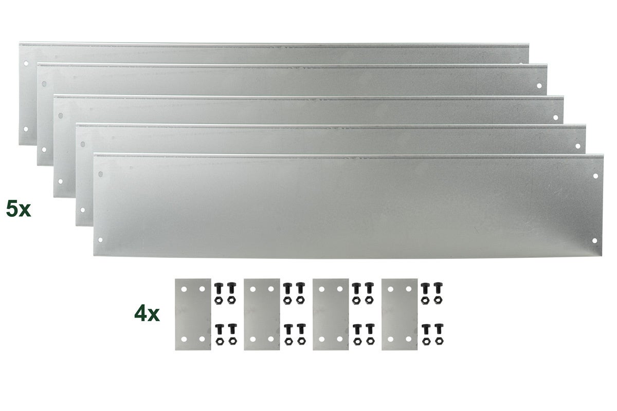 Bordure en acier corten 19cm 5 mètres, 1mm - 2