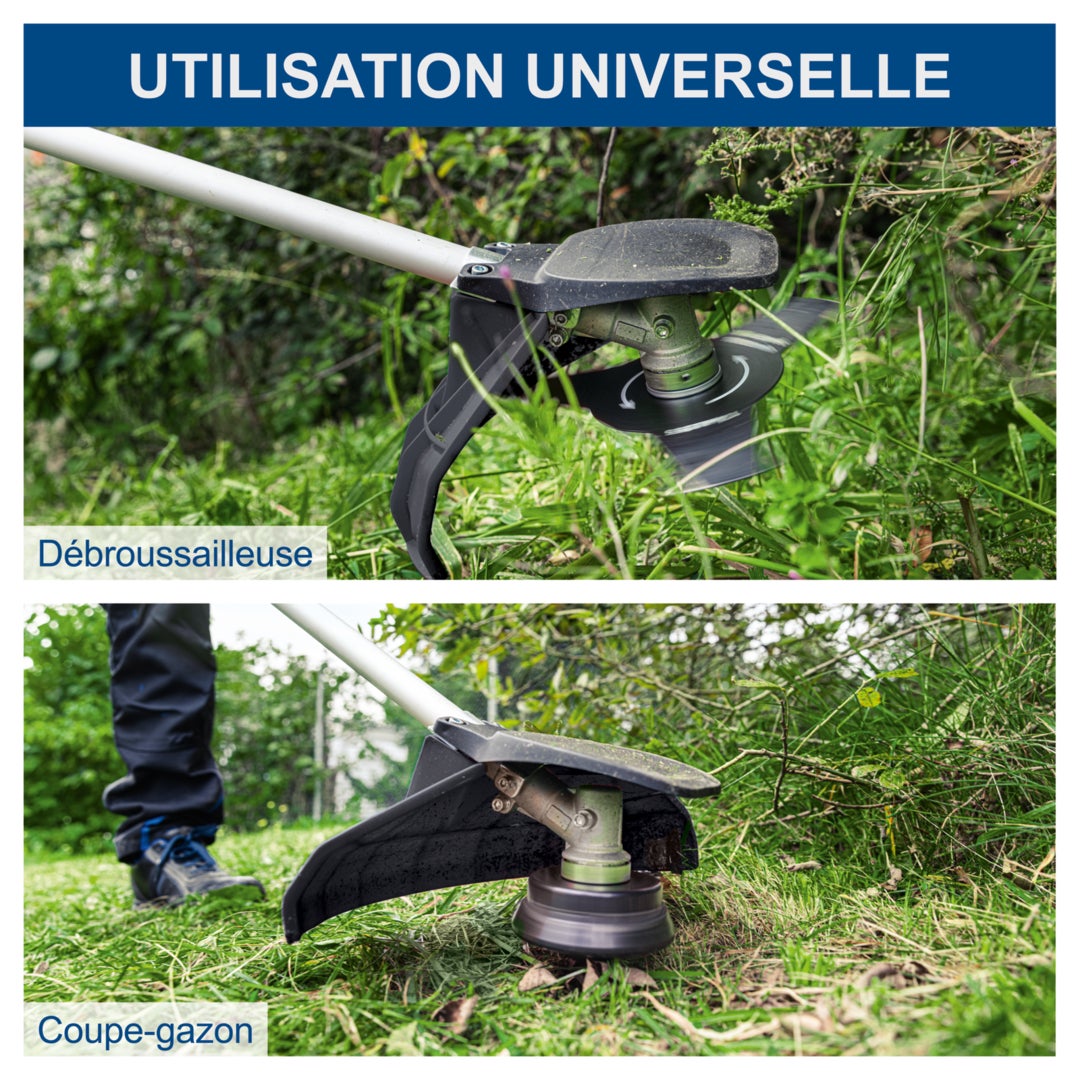 Scheppach Débroussailleuse sans fil 20V BC-BCH330/20-X - Largeur de coupe 255mm - coupe-bordure 330mm - Vendue sans batterie ni chargeur - 2