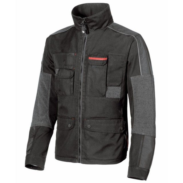 U-Power - Veste de travail noire ENGINE - Noir - 4XL