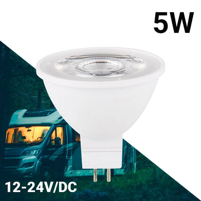 COUSON Lampadina LED GU5.3 / MR16 6 W 12 V luce gialla calda 3000 K, confezione da 6 pezzi