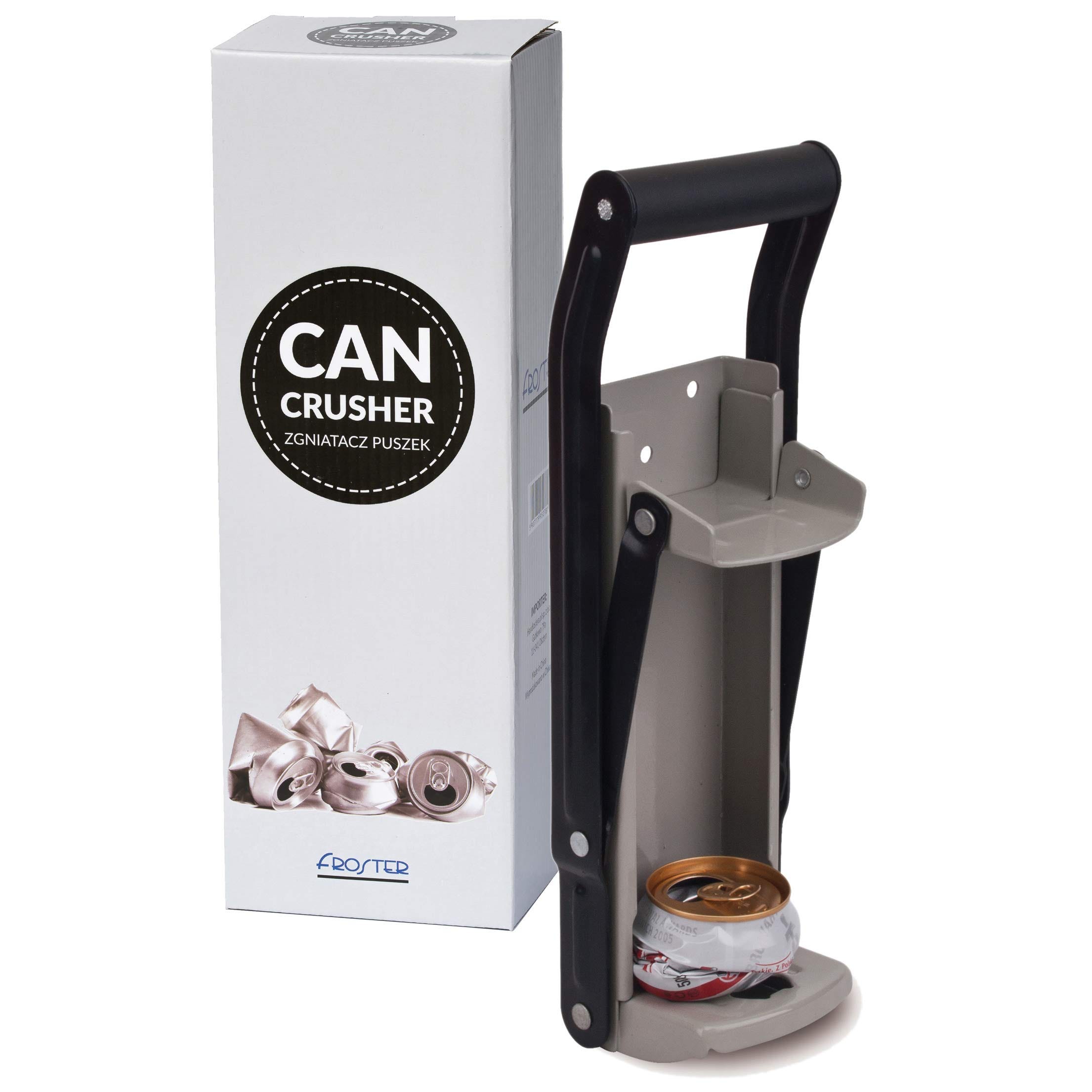 Schiacciascatole Manuale Per Lattine - Riciclaggio Alluminio, Con Apribottiglie, Colore Rosso - Foto 13