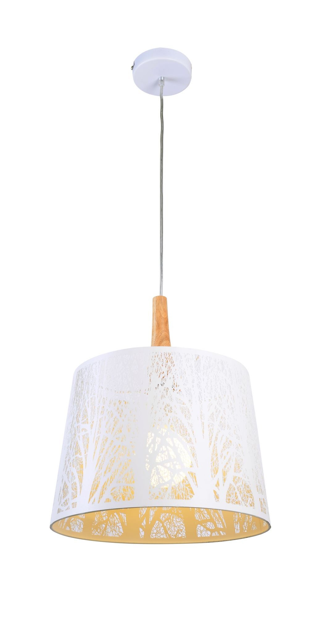 Lampa wisząca Lantern biała 1xE27x60W wym: 120 x 35 x 35 cm metal Maytoni