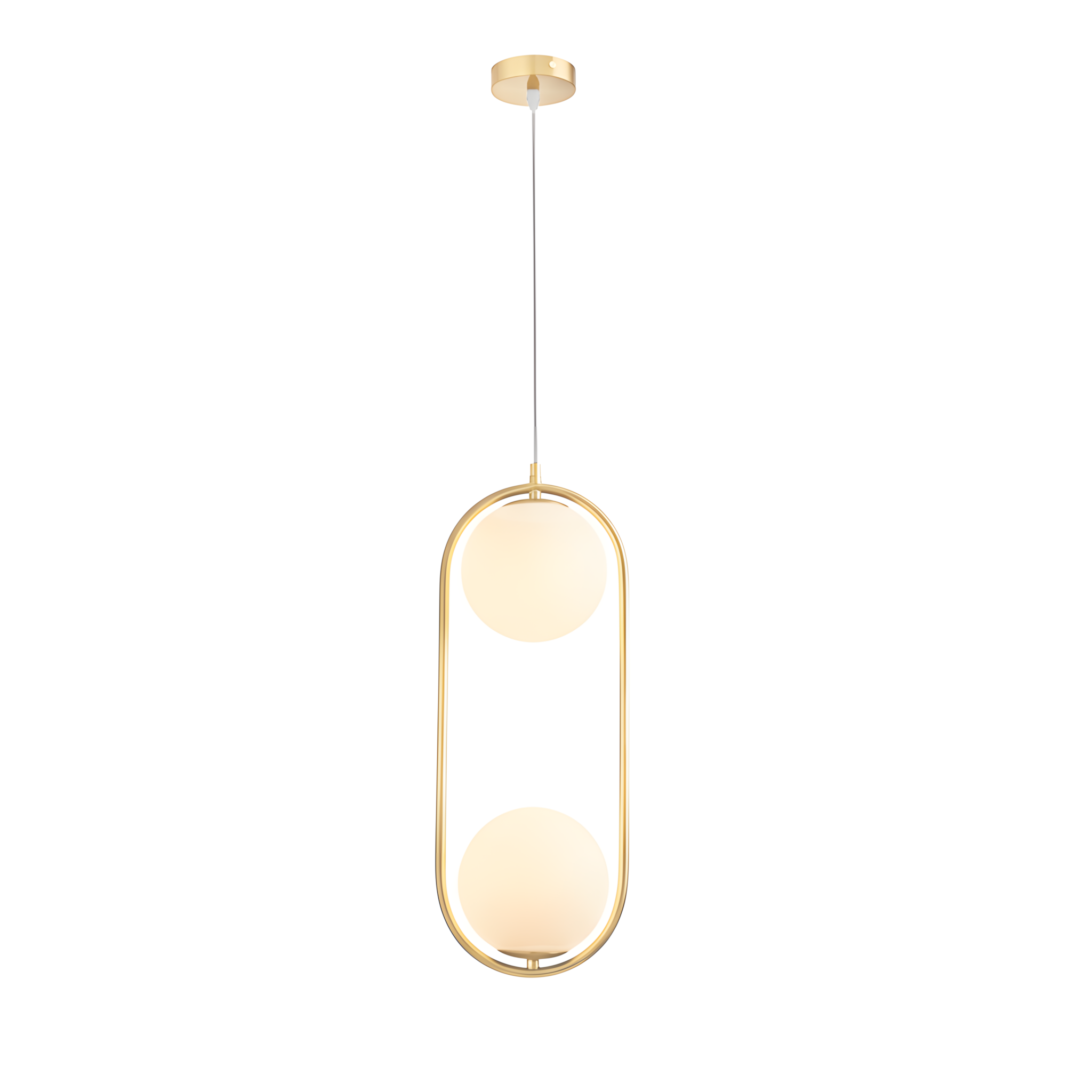 Lampa Sufitowa Wisząca Toolight G134-2Cp Złoty