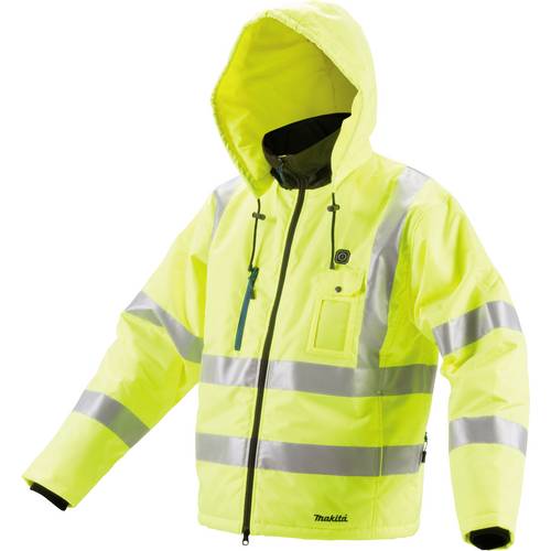 Makita Akumulatorowa Kurtka Termiczna Rozmiar L Odblaskowa 14,4 V / 18 V Solo - DCJ206ZL