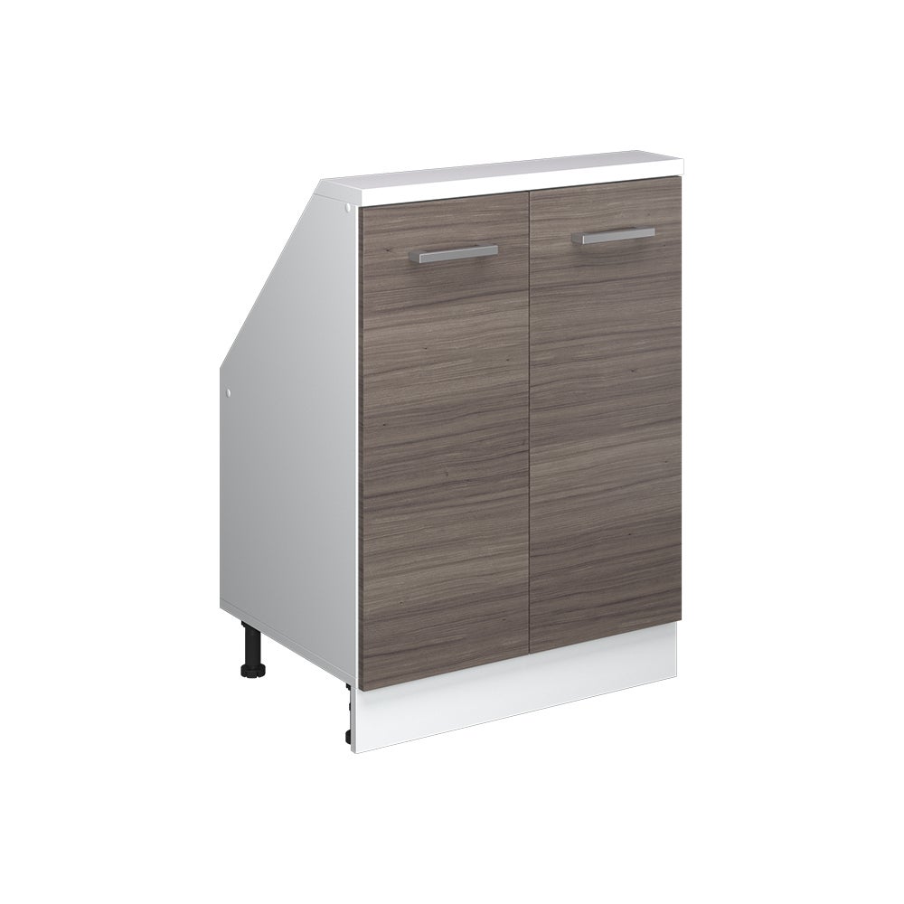 Vicco Szafka kuchenna na dach skośny R-Line, Szlachetna szarość, 60 cm z 2 drzwiami