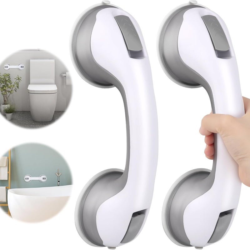 2 szt. uchwyt prysznicowy z przyssawką, uchwyt prysznicowy z przyssawką, uchwyt prysznicowy bezpieczeństwa do łazienki, nie wymaga wiercenia, uchwyt p