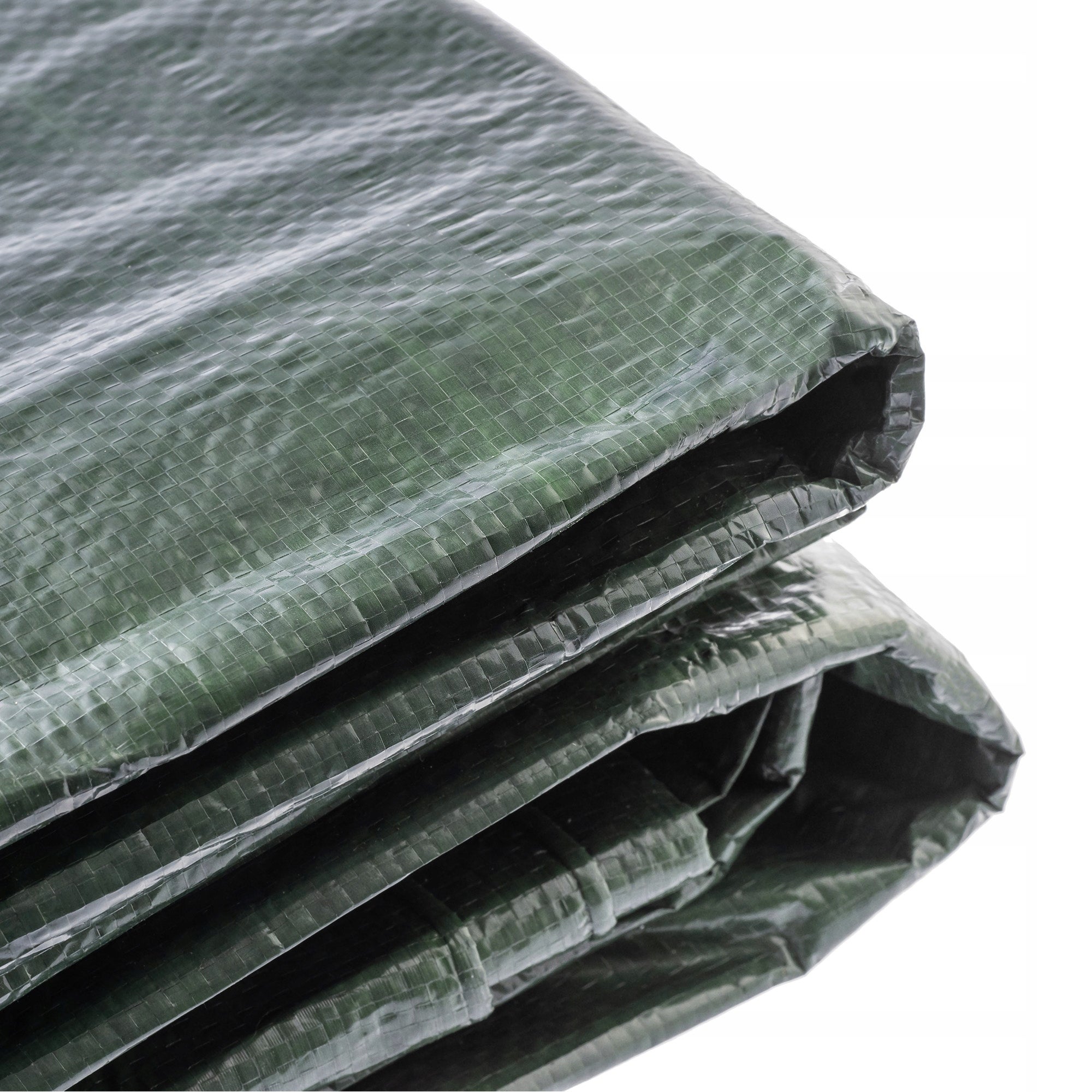 Bâche Imperméable KADAX 90g/m² Polyéthylène Polypropylène 3x4m Verte - Protection Robuste Avec Oeillets Métal