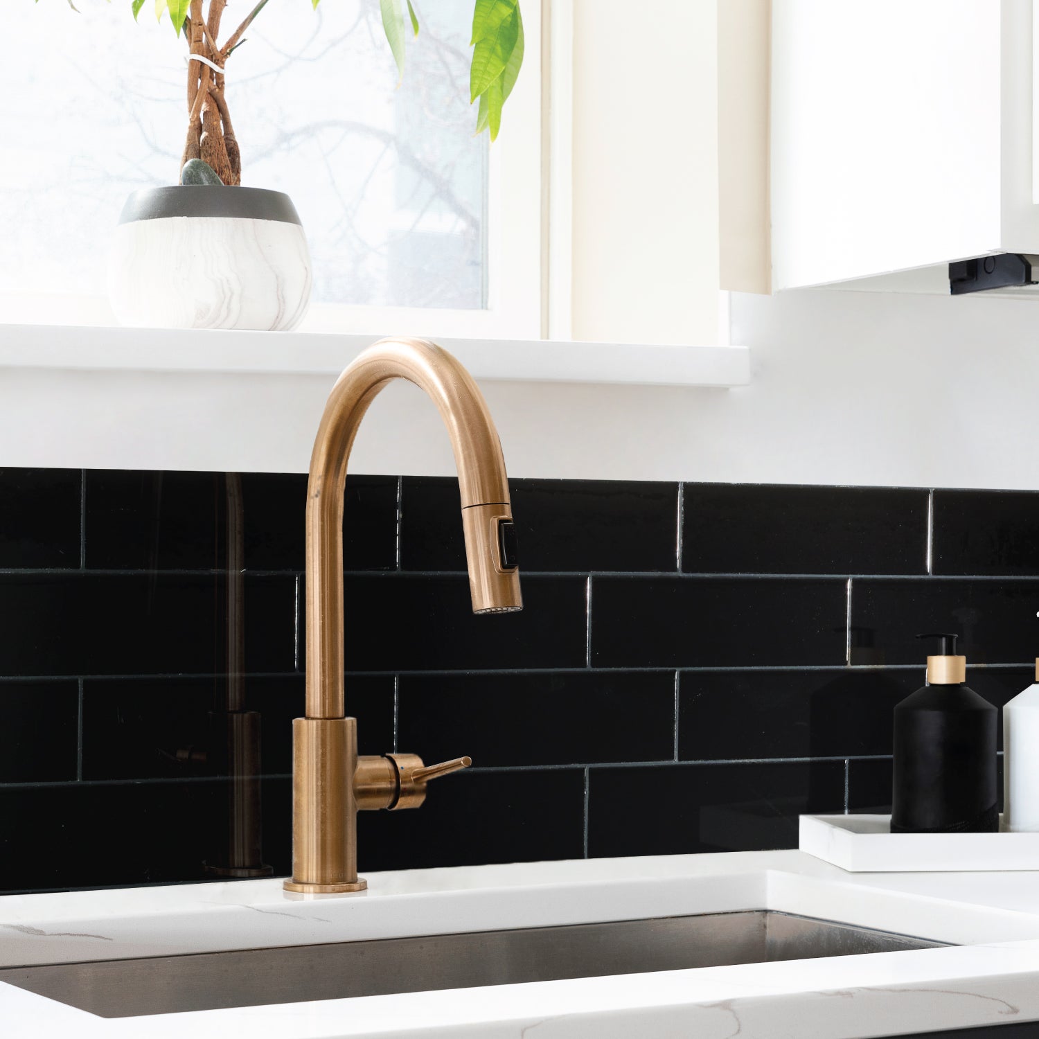 Azulejos Adhesivos x2, 57.3x27.64cm - Revestimiento de Pared Smart Tiles Oslo Nero Vinilos Murales de Baño y Cocina - 3