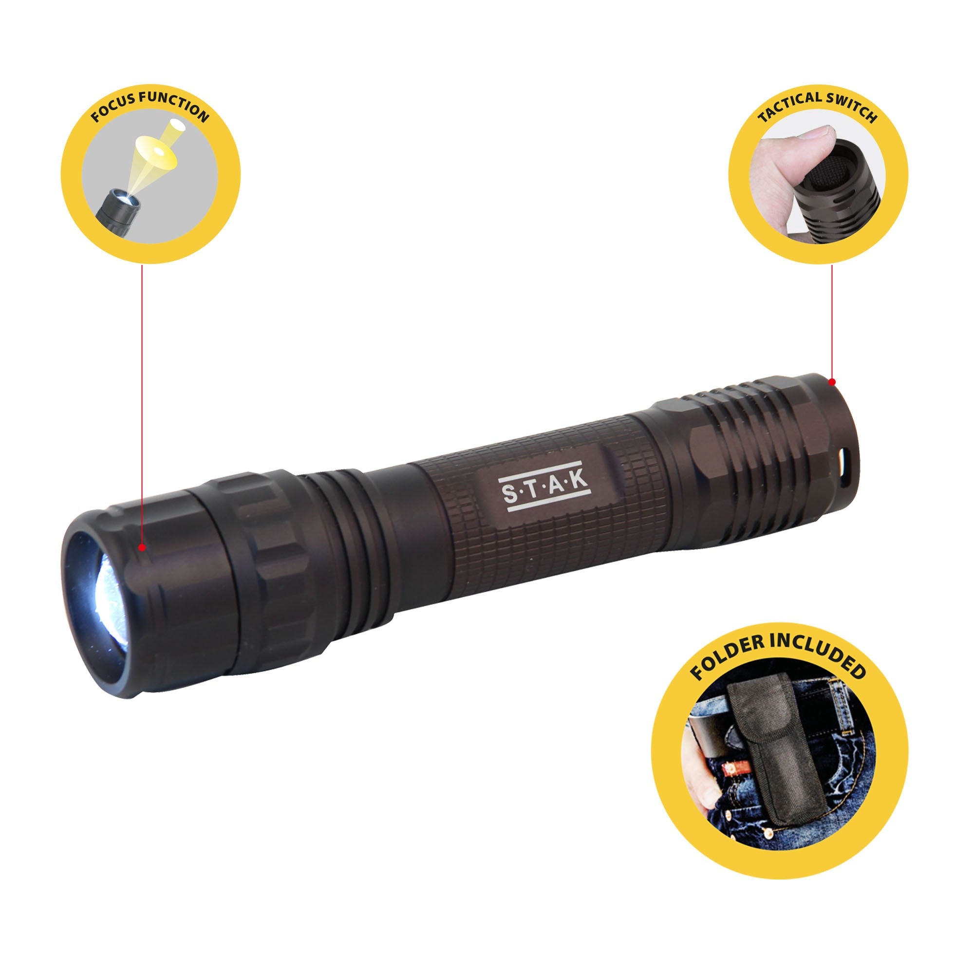 PANTHER: torche LED rechargeable 800 lumen avec fonction zoom. - 3