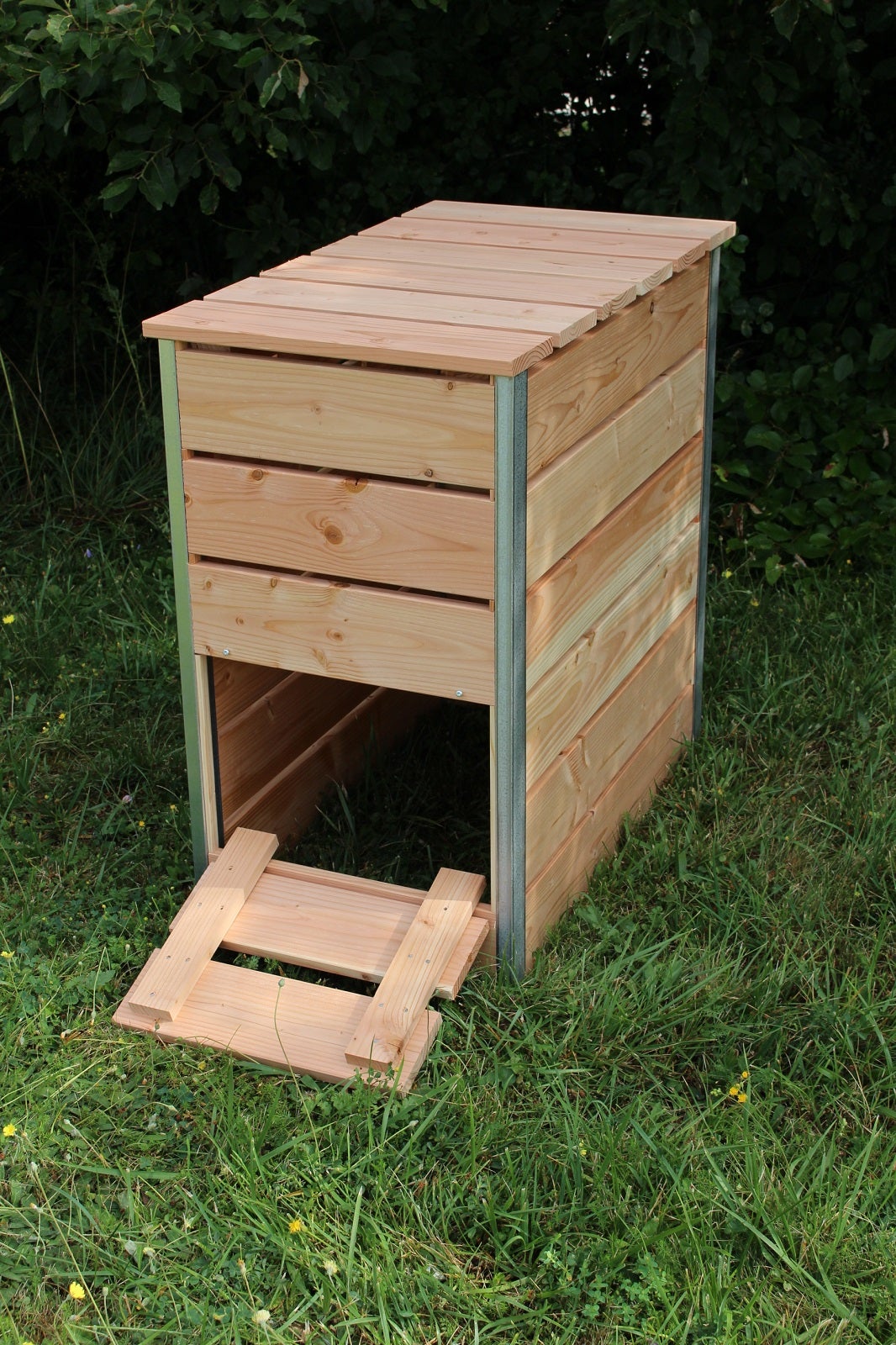 Composteur bois Douglas STEEL 246L - 3