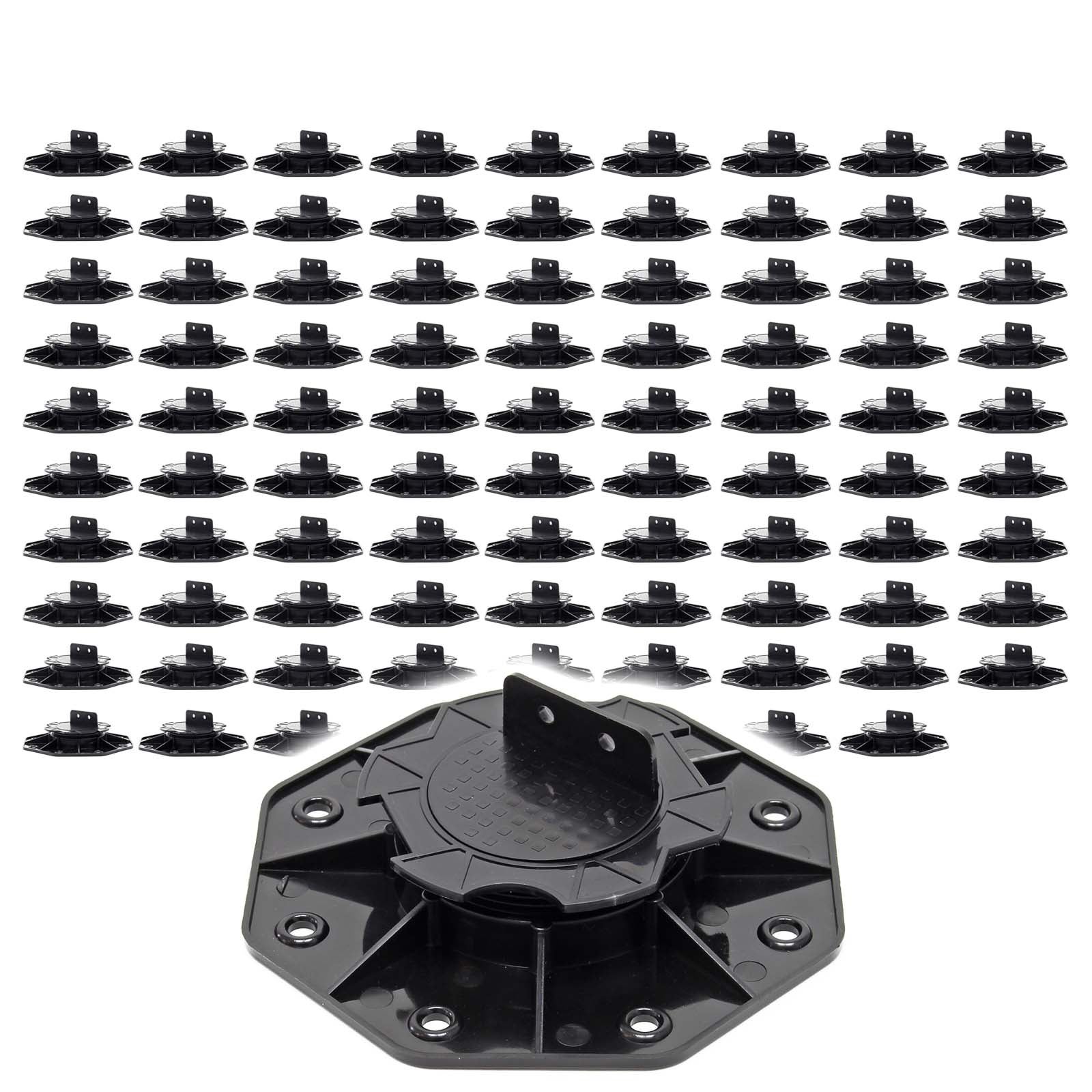 Set 30 Supporti Pavimenti Galleggianti - Regolabili 18-25mm, Portata 2700 Kg, Per Decking - Foto 10