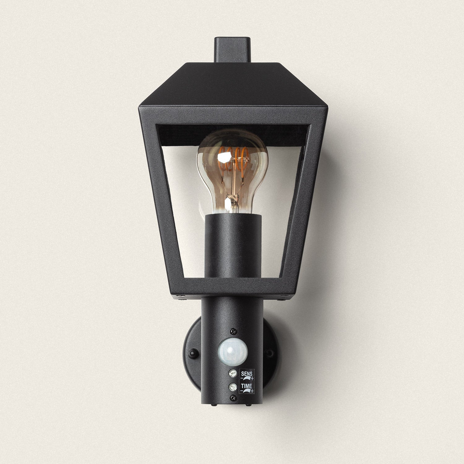 Lampe Murale Extérieure Aluminium avec Détecteur de Mouvement Mukom Noir - 4