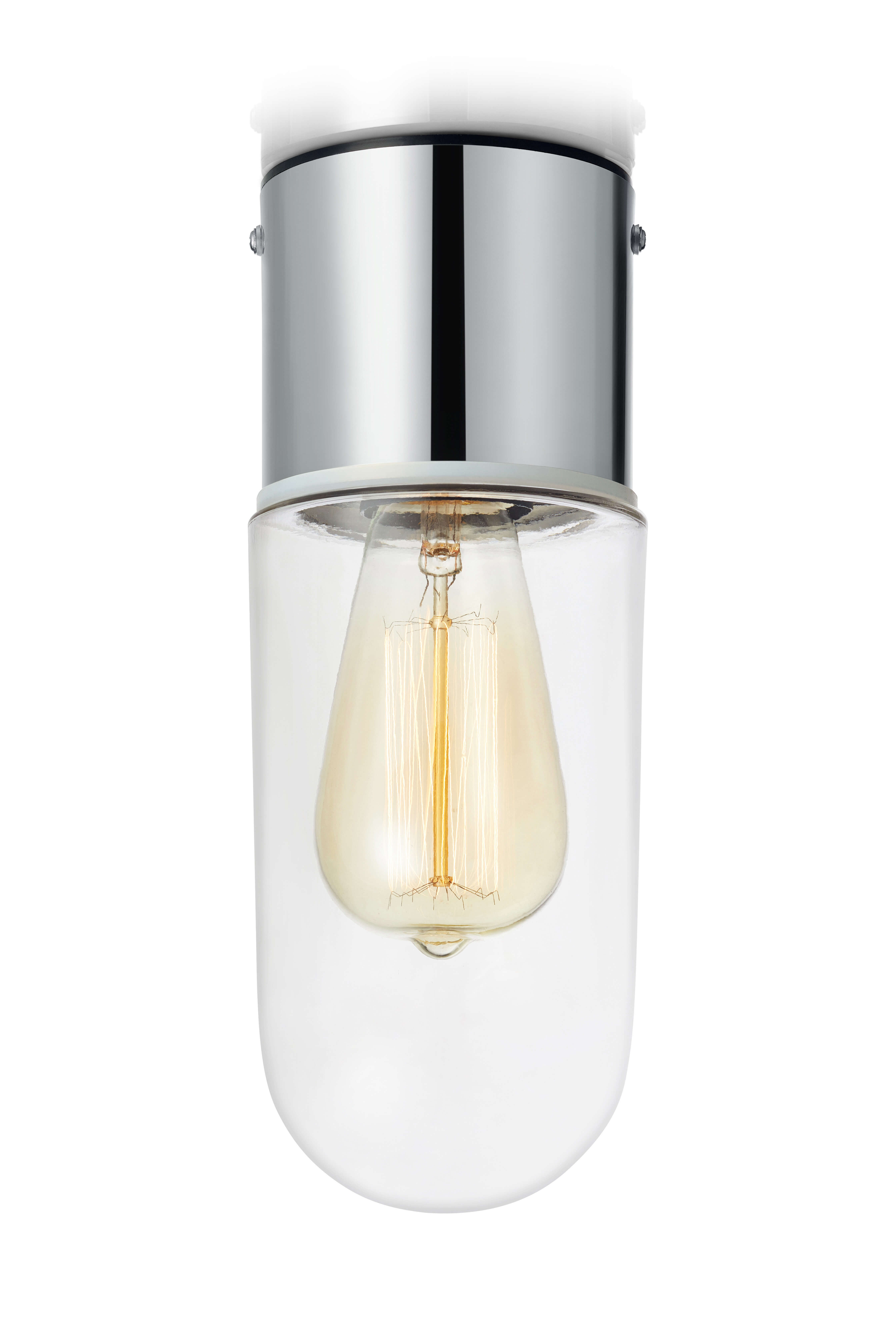 ZEN-Plafonnier de salle de bain Métal/Verre H26m - - 7