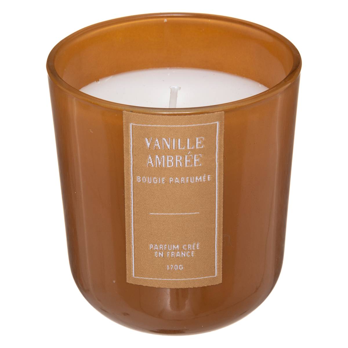 Bougi parfumé ambr vanill fabriqué n provnc 180 g au millur