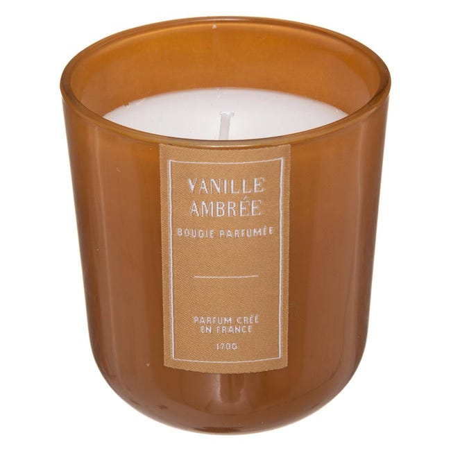 Bougi parfumé ambr vanill fabriqué n provnc 180 g au millur Bougi parfumé ambr vanill fabriqué n provnc 180 g au millur