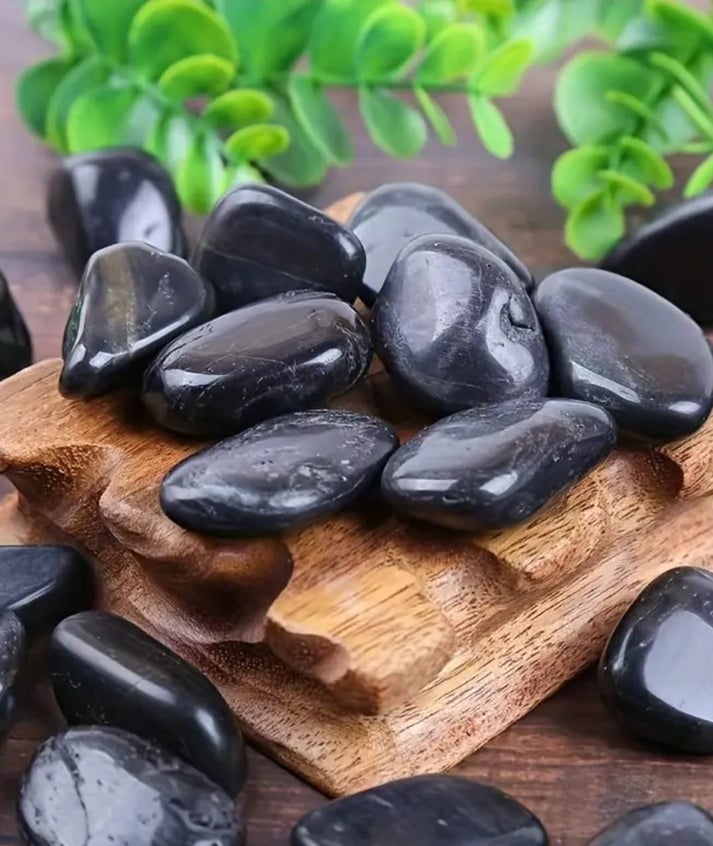 Piedras Negras Decorativas 40-60 mm Negras 5 Kg | Para Jardín Interior y Exterior - 2