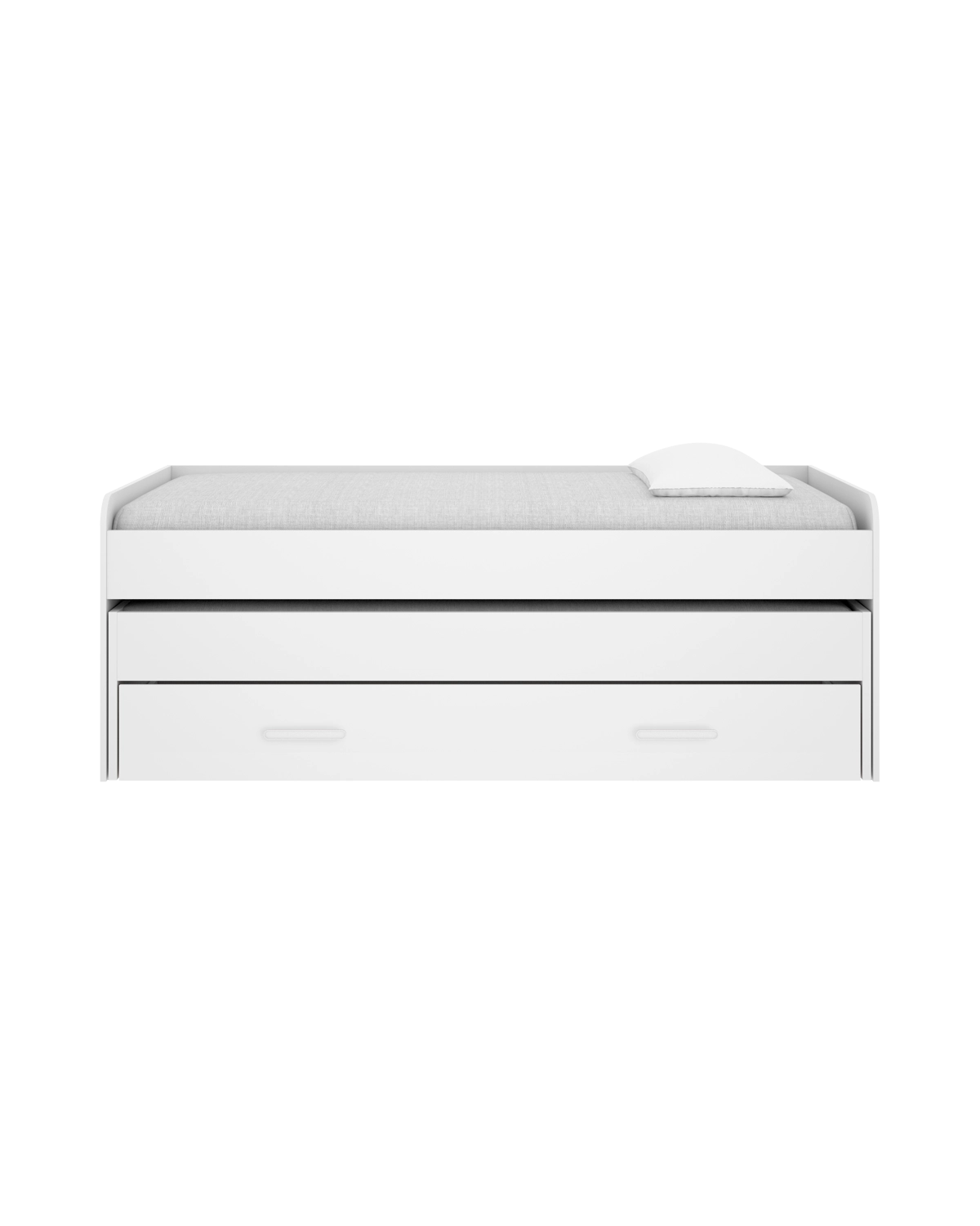 Cama Nido Juvenil 90x190cm Pema con 2 cajones - Blanco - Apto para 2 personas, Blanco - Homekit - 3