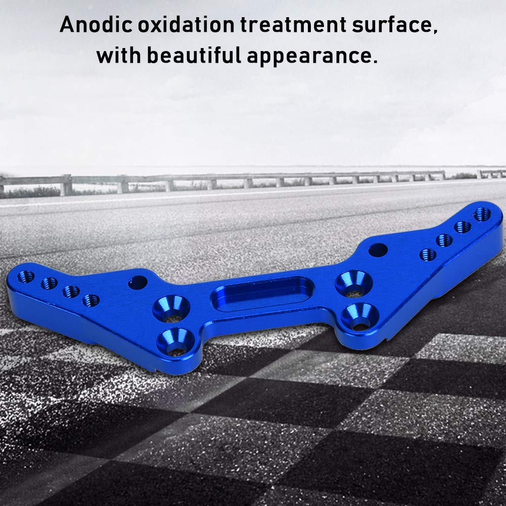 Piastra ammortizzatore anteriore alta resistenza RC, per auto RC HPI RS4 Sport3 1/10 (blu scuro). - 4