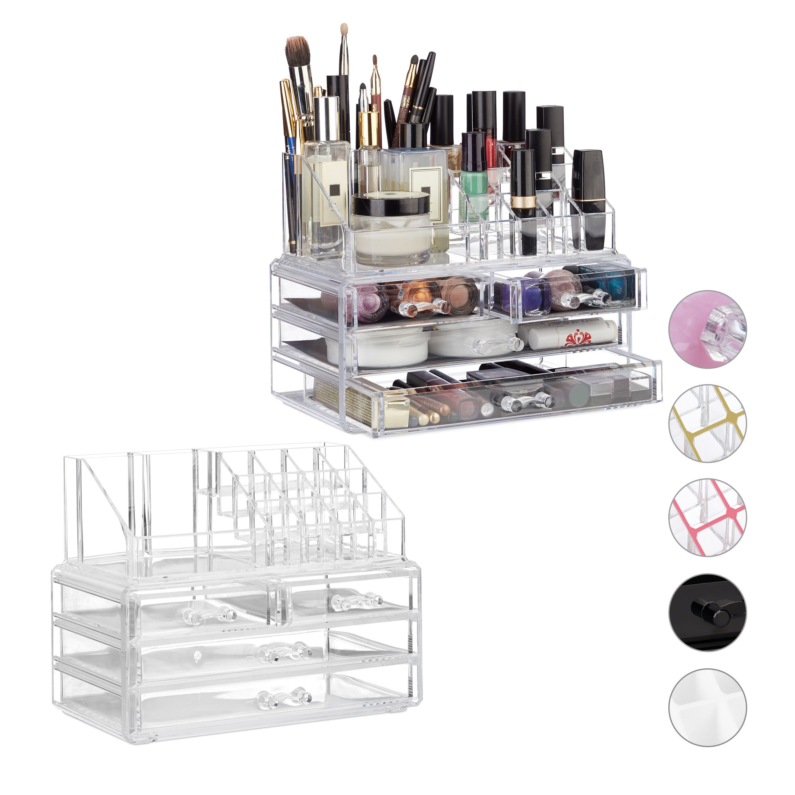 Organizer trasparente per vetrine, in acrilico, antipolvere, per Organizer trasparente per vetrine, in acrilico, antipolvere, per