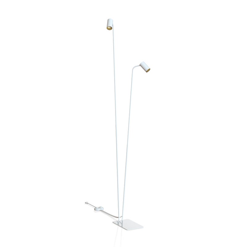 Lampa podłogowa stojąca Mono biała 2xGU10x10W wym: 216 x 69 x 44,5 cm metal Nowodvorski Lighting