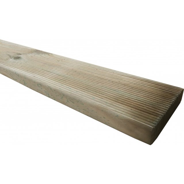 Pack de 7 perfiles de madera de pino 1,9x9,3x240 cm – Pino impregnado para exterior