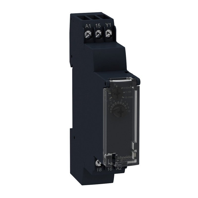 Harmony Time RE17 - Relais Temporisé Modulaire - 1OF - 24Vcc 24 à 240Vca - RE17RAMU