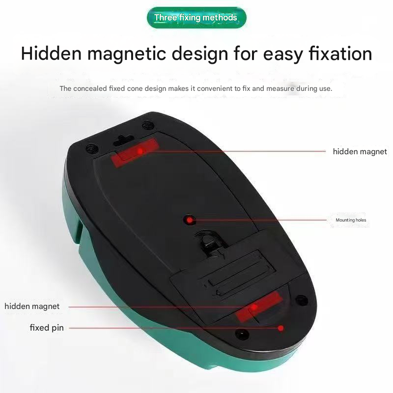 Livello laser elettronico di 90 gradi - Livello laser a dimmer automatico verde con linee orizzontali e verticali (1 campo) - 3