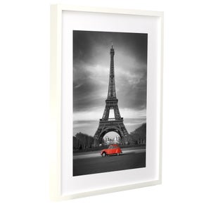 Cornice Portafoto In Legno Fai Da Te 40x50 Cm - Profilo Sottile 3 Cm, Per Poster E Stampe, Kit Con Accessori, Pronta Da Appendere - 2