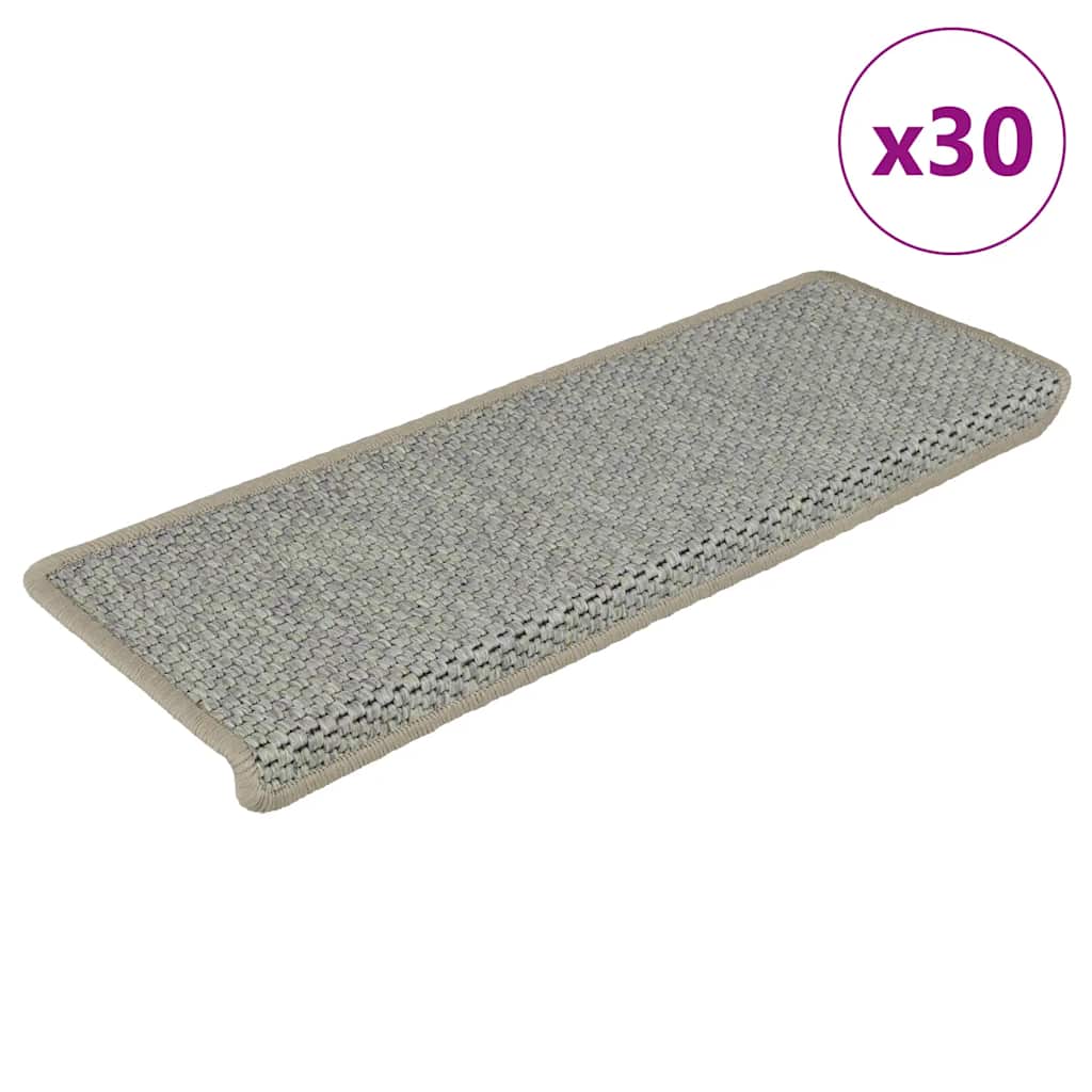 Tapis d'escalier autocollants 30 pcs | Paillasson d'escalier | Tapis de marche 65x21x4 cm vert CFW830605 - 2