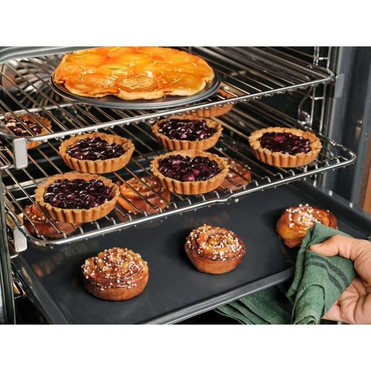 Four encastrable Electrolux EOF6P56BX 65 L inox noir pyrolyse SurroundCook - 8