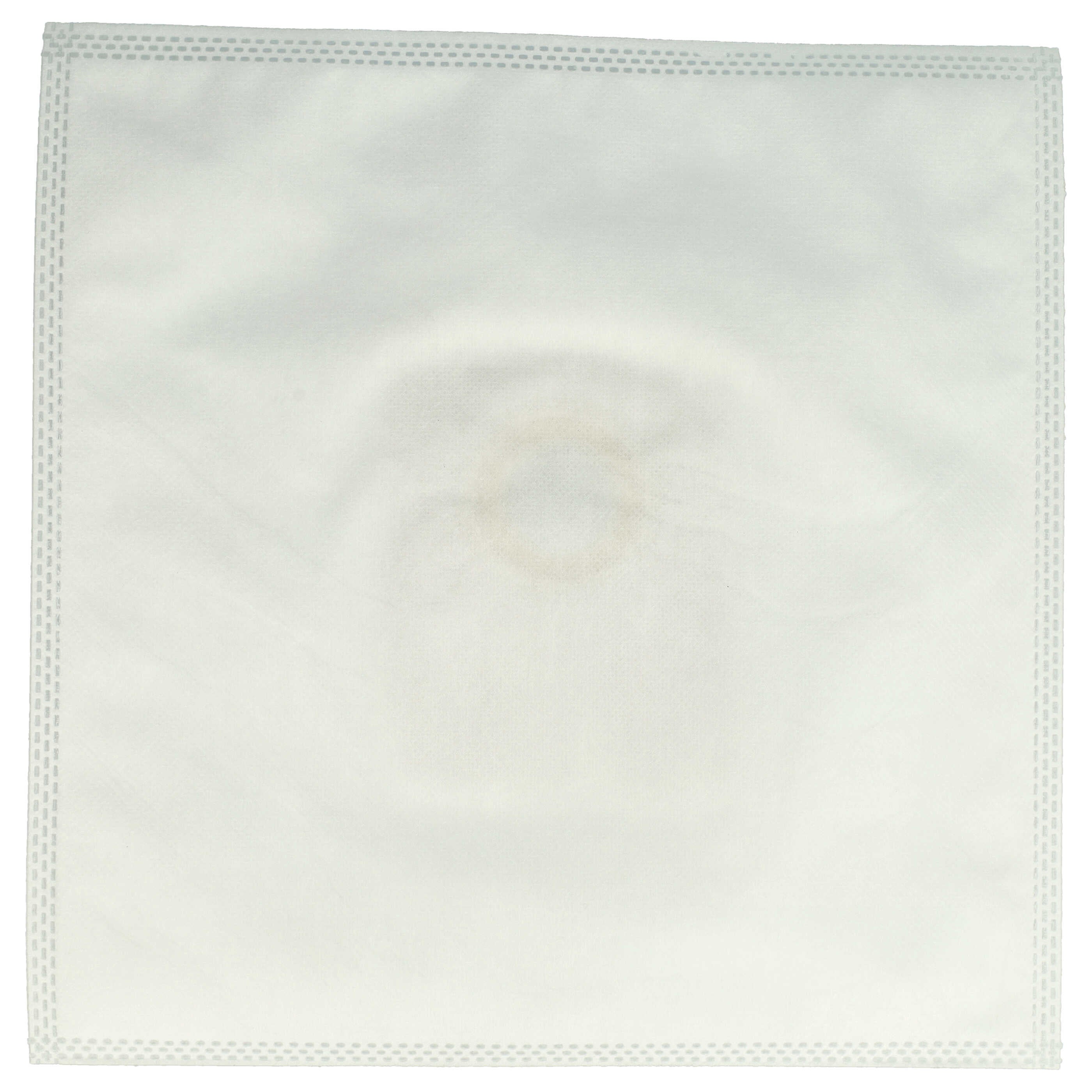 vhbw 5x Sacs compatible avec Hoover TCP 1600-TCP 2499 Capture, H69, H64, H63 aspirateur - microfibre non tissée, 27,6cm x 26,6cm blanc - 3