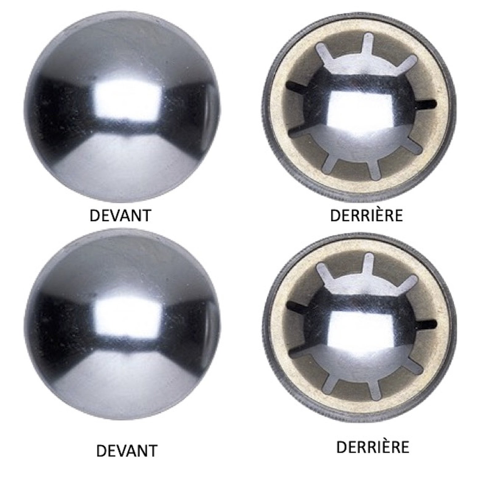 Lot de 2 x calottes autobloquantes diamètre 20 mm | Leroy Merlin