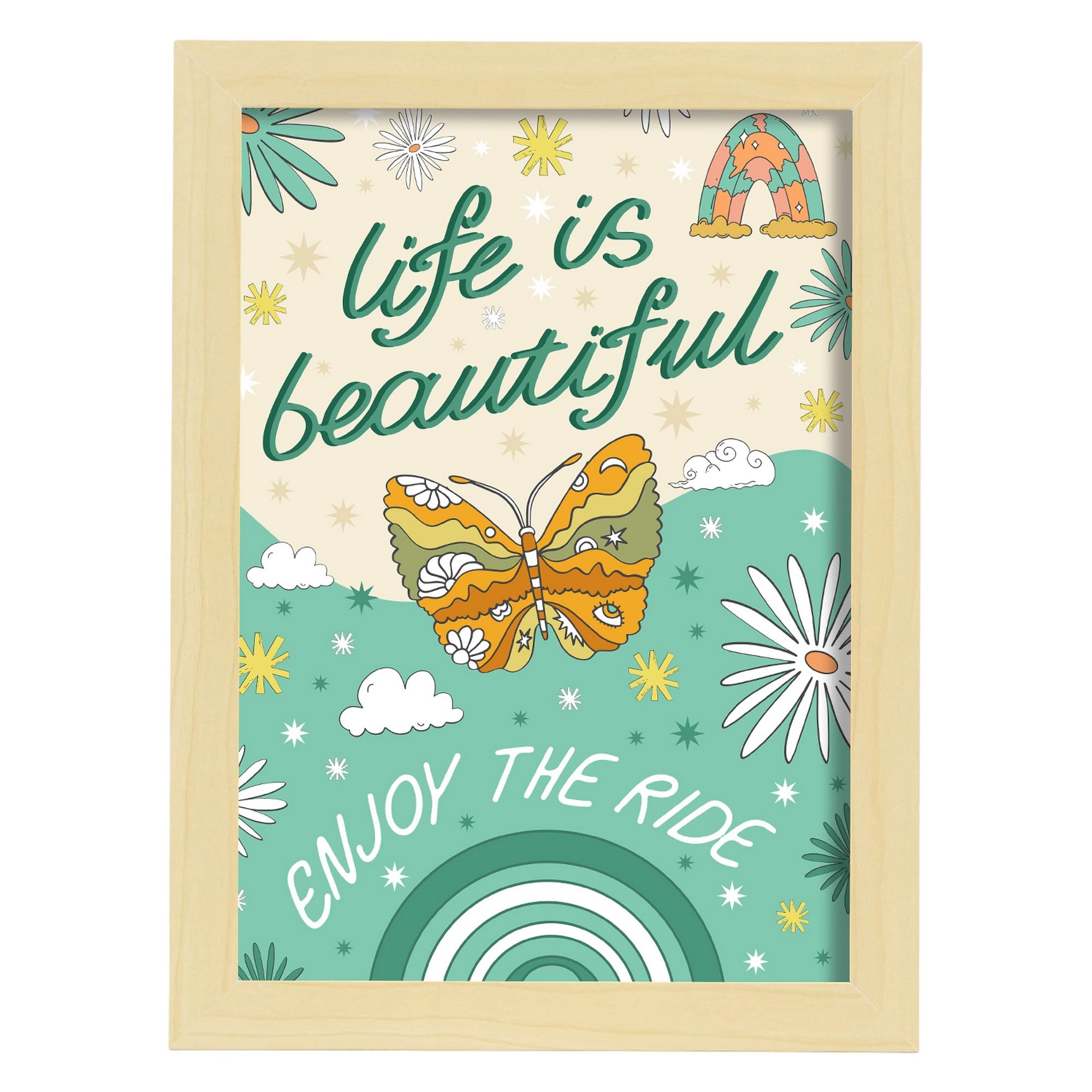 Toile Murale Vintage "Be Bold And Wild" - Impression Sur Toile Haute Définition, Sans Cadre, Décoration Murale
