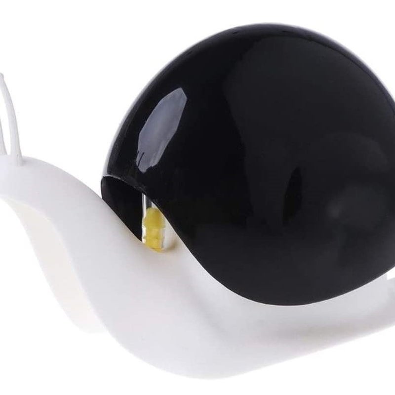 Czarny dozownik do mydła o pojemności 120 ml w kształcie ślimaka, uroczy i idealny do kuchni, łazienki itp.