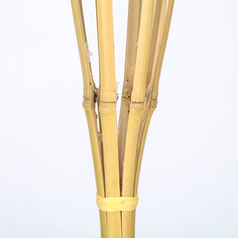 Lot de 12 torches de jardin en bambou, hauteur&nbsp;: 90&nbsp;cm, torches à huile avec mèche - 7