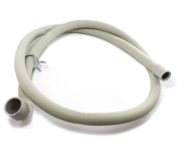 Tuyau De Vidange 2,5m Pour Lave-linge Hotpoint, Indesit, Ariston - Pièce Neuve