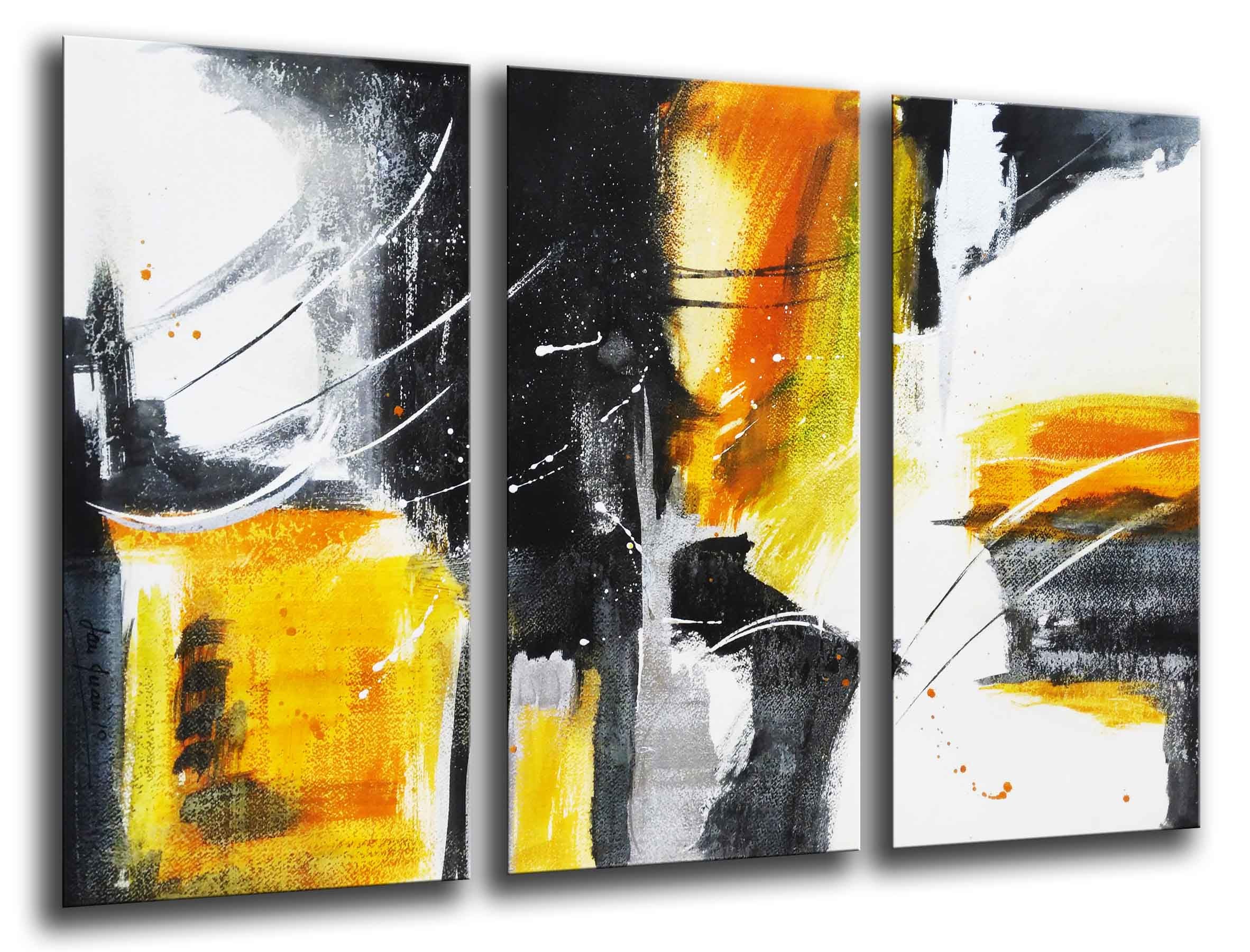 Set di 3 poster di alta qualità, arte moderna astratta, senza cornice
