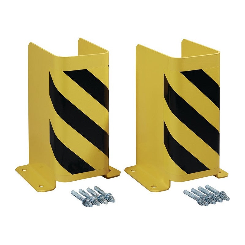 Équerre de protection H400xL160/200 mm tôle dacier forme en U noir ...