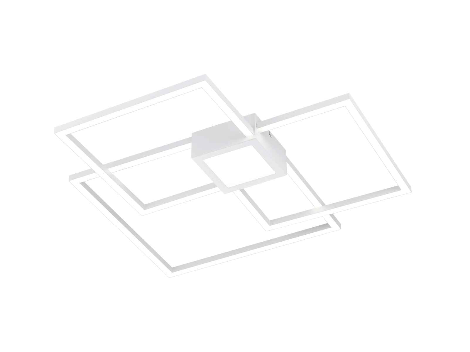 Lampa sufitowa LED HYDRA 38W Neutralna biel 4400lm metal biała wym:6,5x65,5x65,5cm IP20 Trio