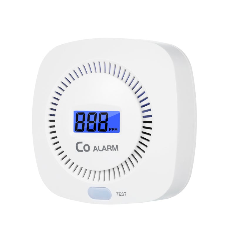 Détecteur De Monoxyde De Carbone Ultra Sensible Avec Affichage Numérique Et Alarme 85dB - Protection Famille