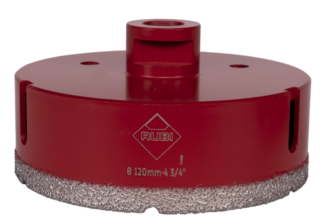 TREPAN Diamantées DRYGRES RUBI - 120 mm
