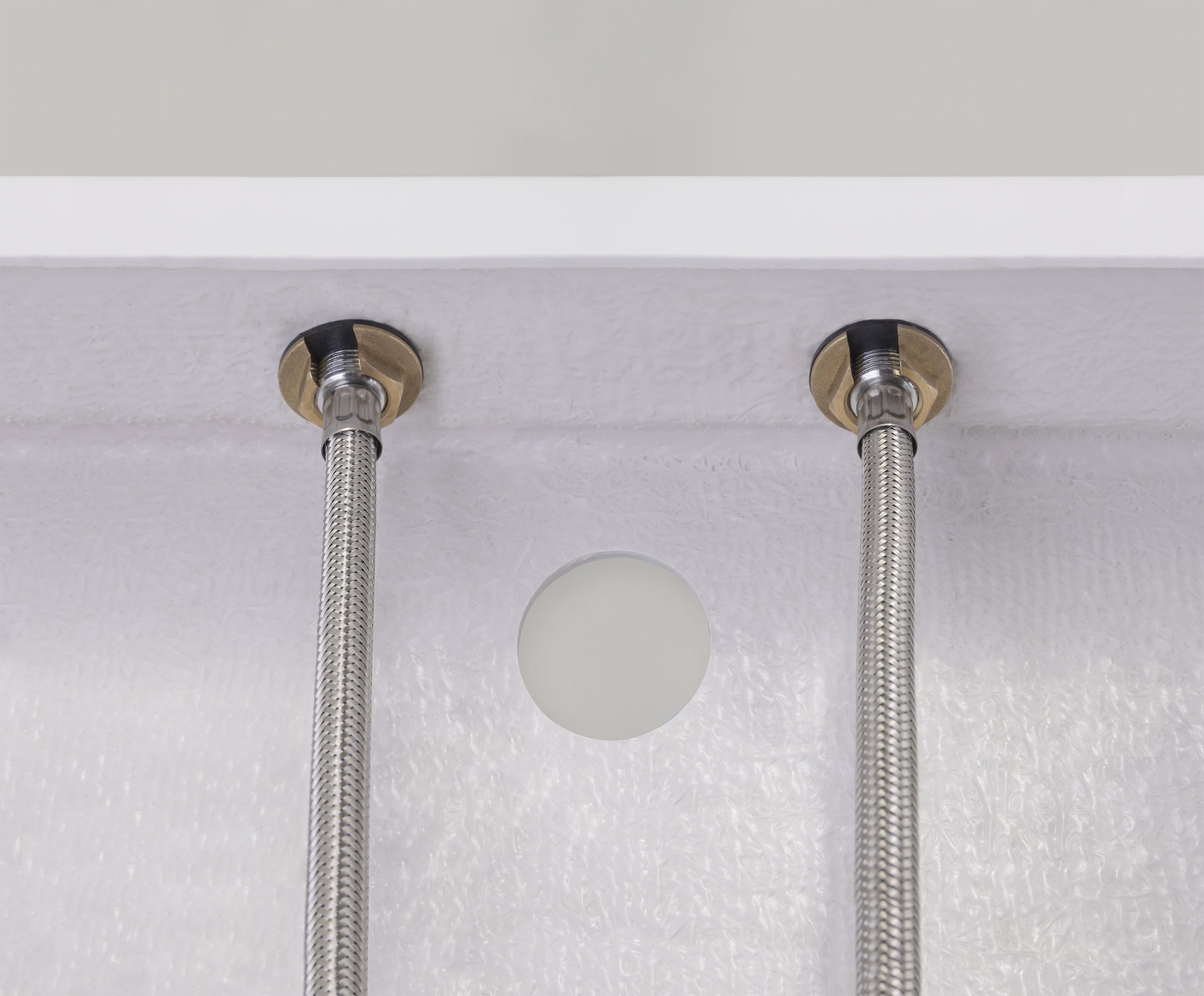 Colonnettes pour Baignoire avec Flexibles Femelle 15x21 - Longueur 50 centimètres Sertis - Sortie Mâle 20x27 NOYON & THIEBAULT - 3