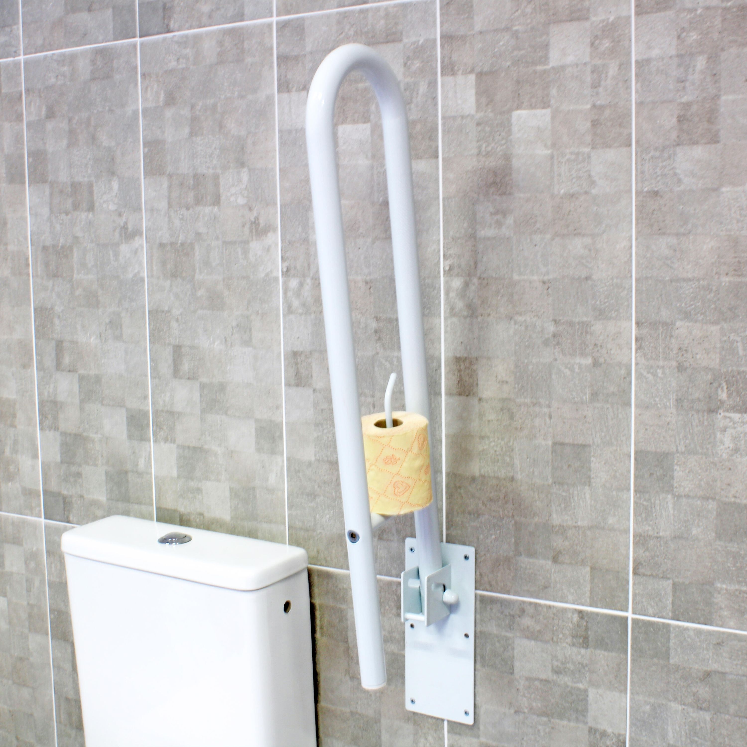 Uchwyt do WC/bidetu Grab biały 73 CM Sensea - 4