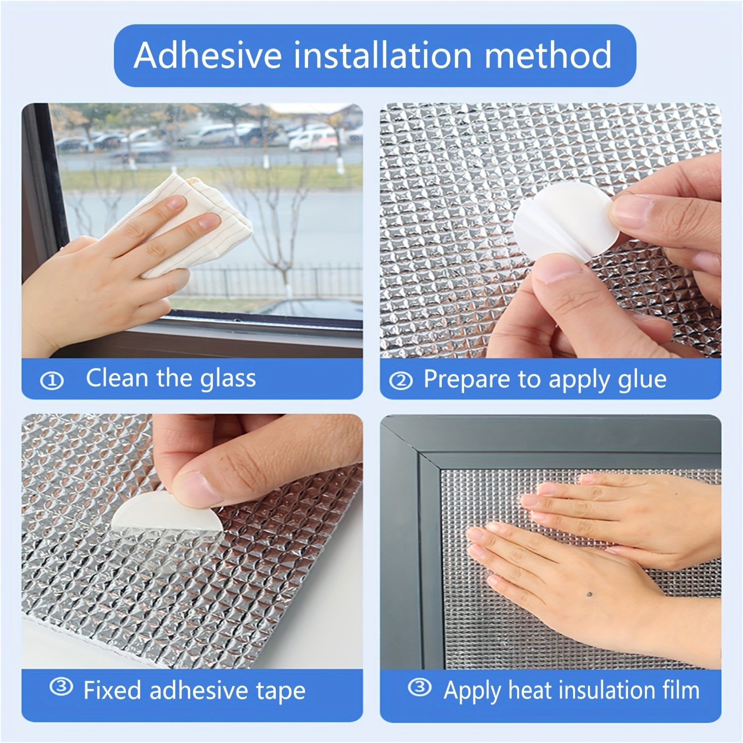 Double-Sided Aluminum Insulation Sheet Vacuum Insulation Panel Insulation Material Heat Barrier Sheet ,30 cm x 100cmx3.5mm - 4