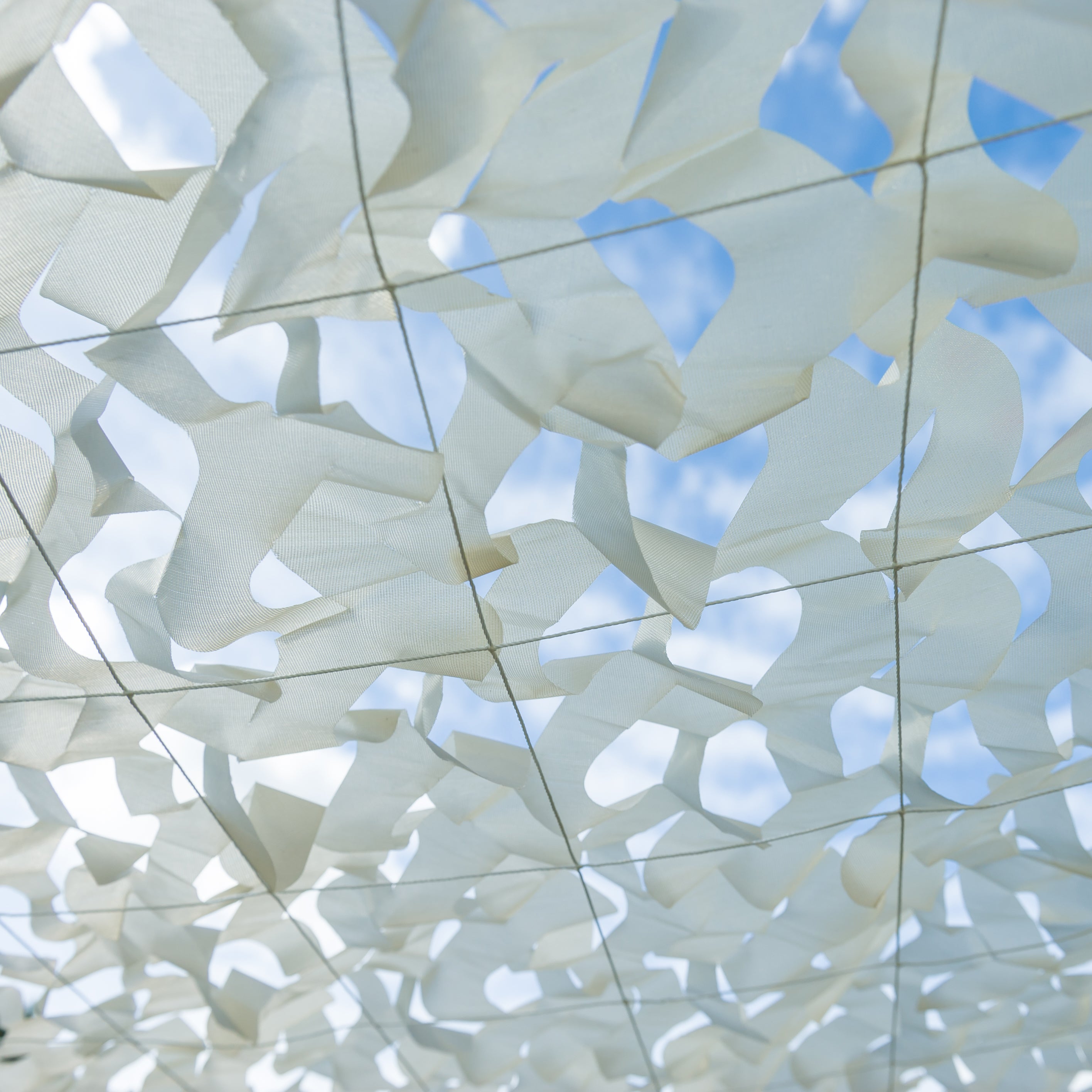 Toile d'ombrage ajourée beige 120 g/m2 WERKA PRO 3 x 4m - 2